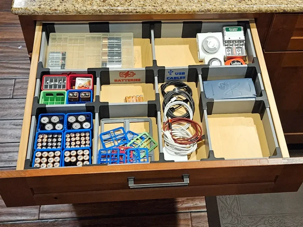 Bandeja Modular de Gaveta de Produção Rápida para cozinha e rotina