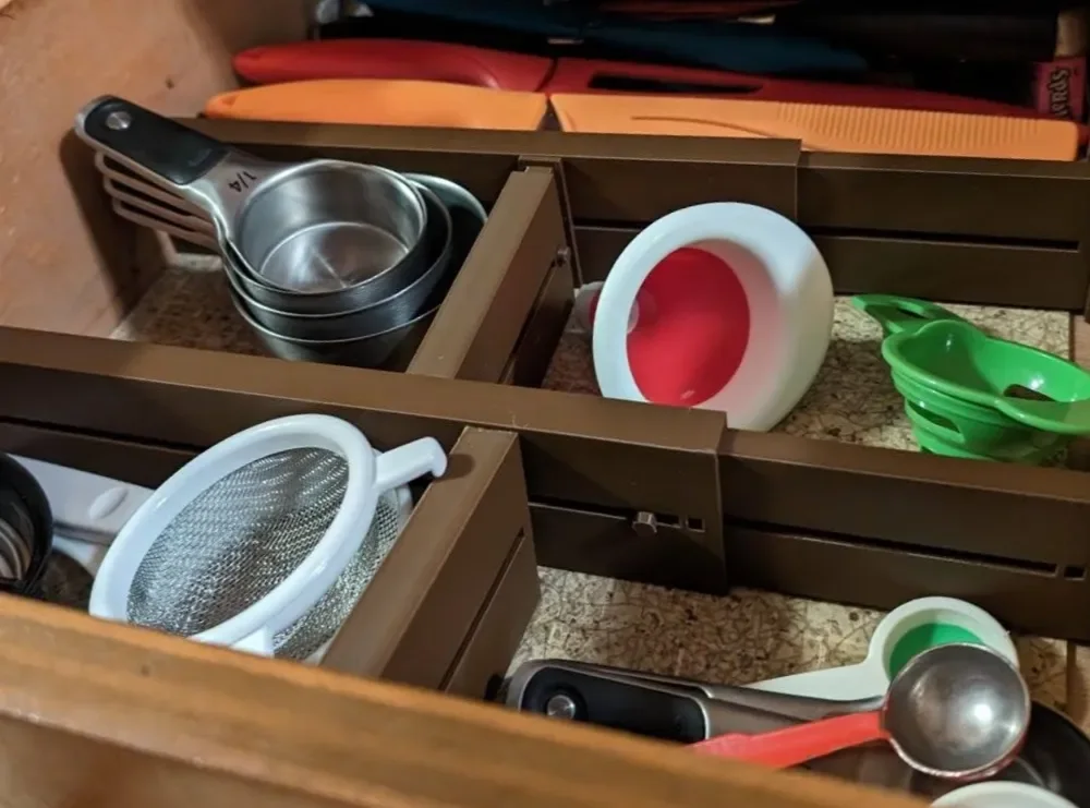 Bandeja Modular de Gaveta com Divisórias para cozinha e rotina