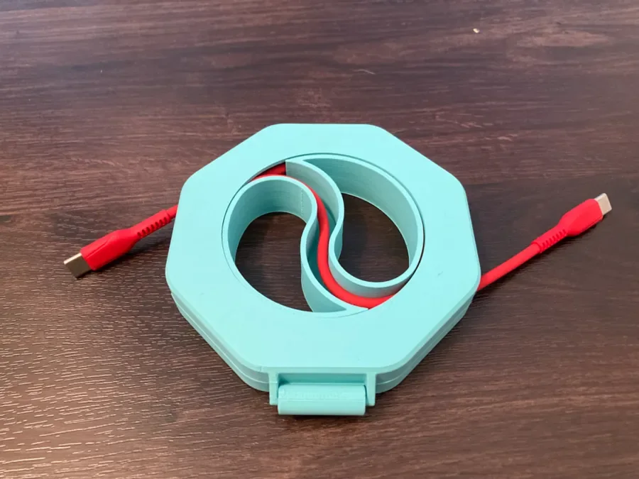 Enrolador de Fio Multiuso para mesa e gaveta