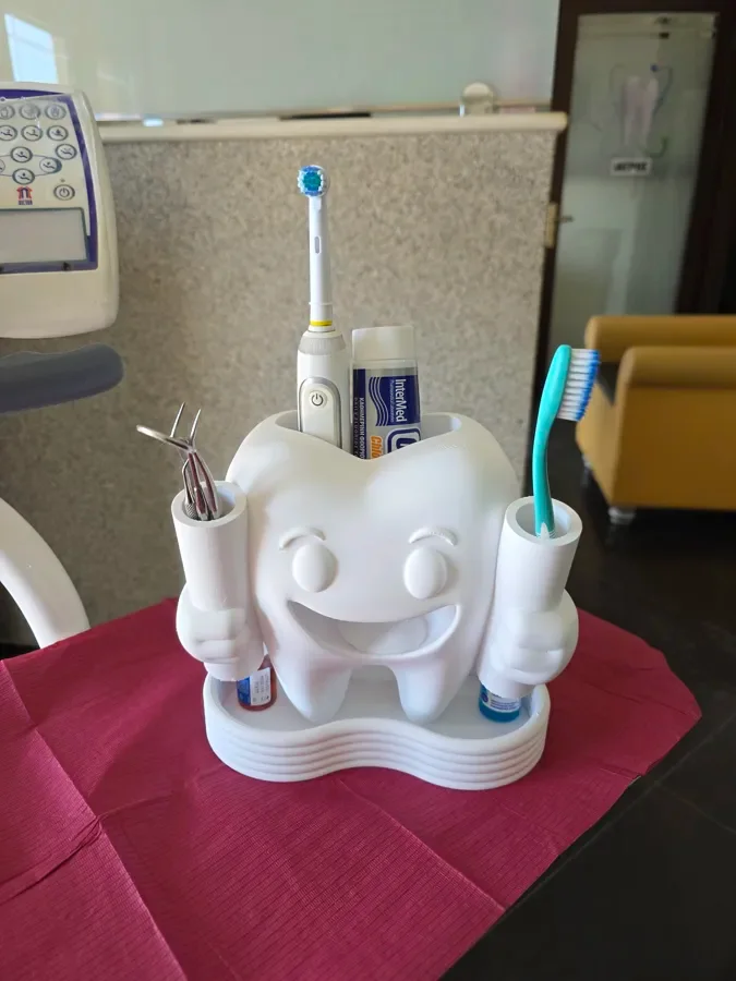 Porta-Creme Dental Compacto para pia e armário