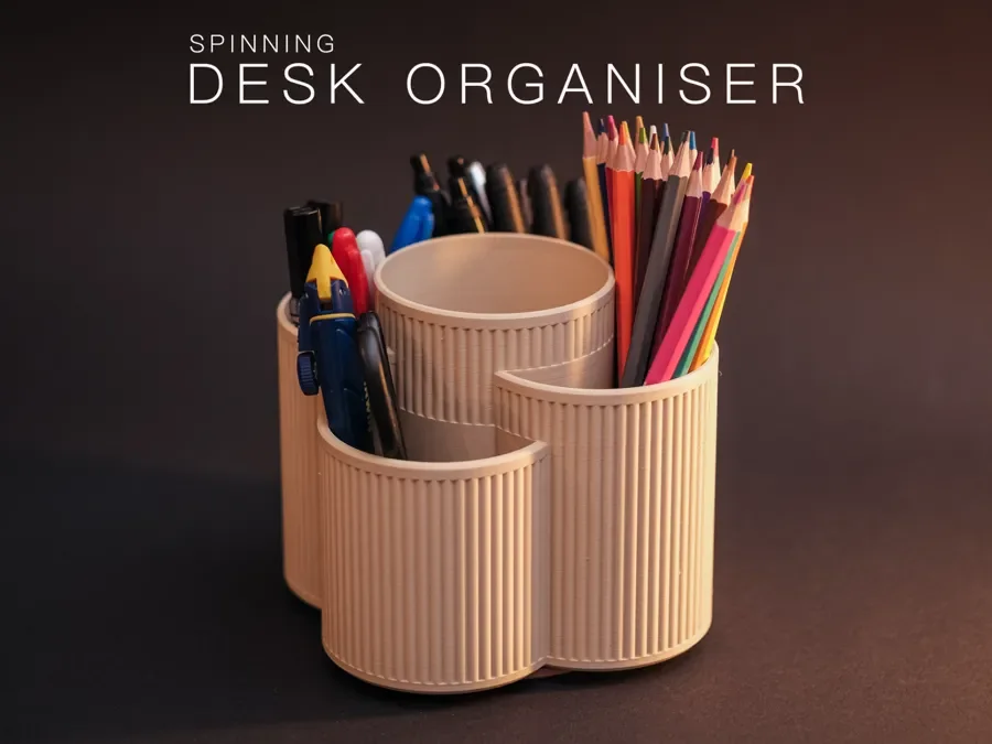 Porta-Canetas de Mesa para escritório com uso intuitivo