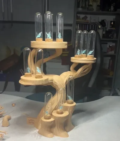 Stand para Relógio de Bancada para mesa e criado