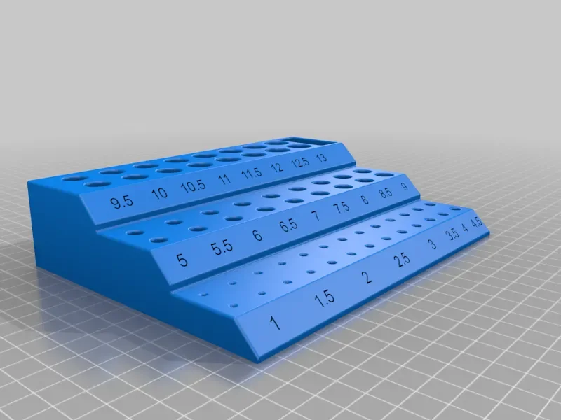 Suporte de Brocas Modular para bancada maker