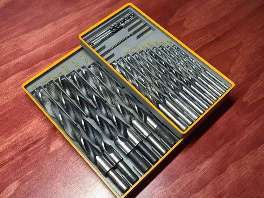 Suporte de Brocas Gridfinity para bancada maker