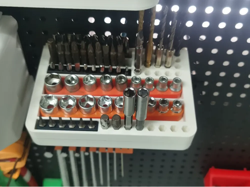 Porta-Brocas Compacto Leve para gaveta de ferramentas