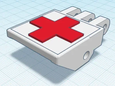Presilha Impressa Minimalista para fixação leve