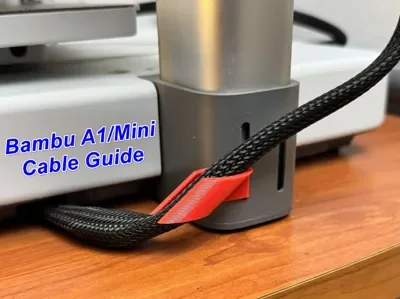 Guia de Cabo Técnico Minimalista para bancada maker