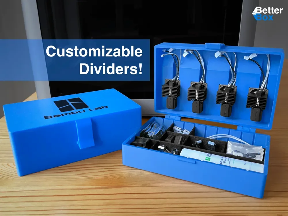 Estojo de Peças Dobrável para bancada maker