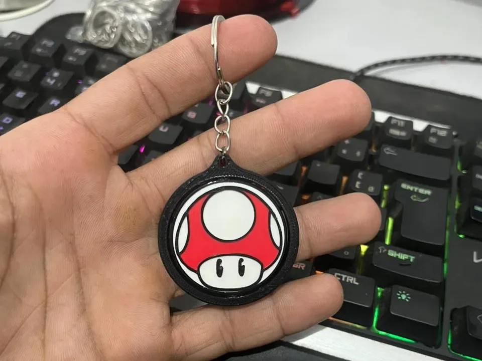 Pingente de Mochila com Divisórias para brinde geek