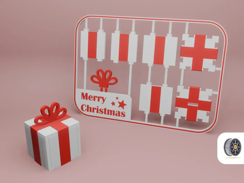 Presente Sazonal Dobrável para mesa e decoração