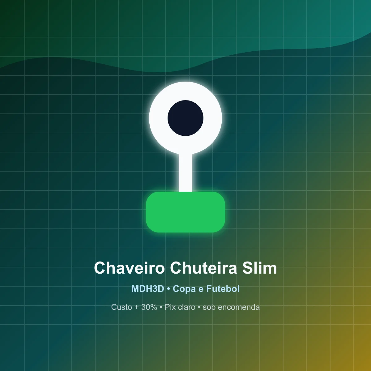 Chaveiro Chuteira Slim Copa 2026