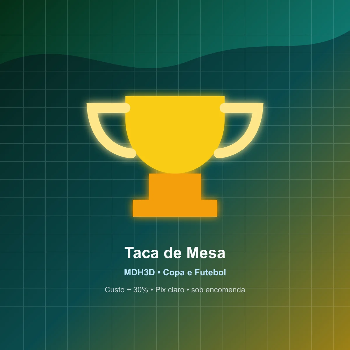 Taca de Mesa Premium Copa 2026