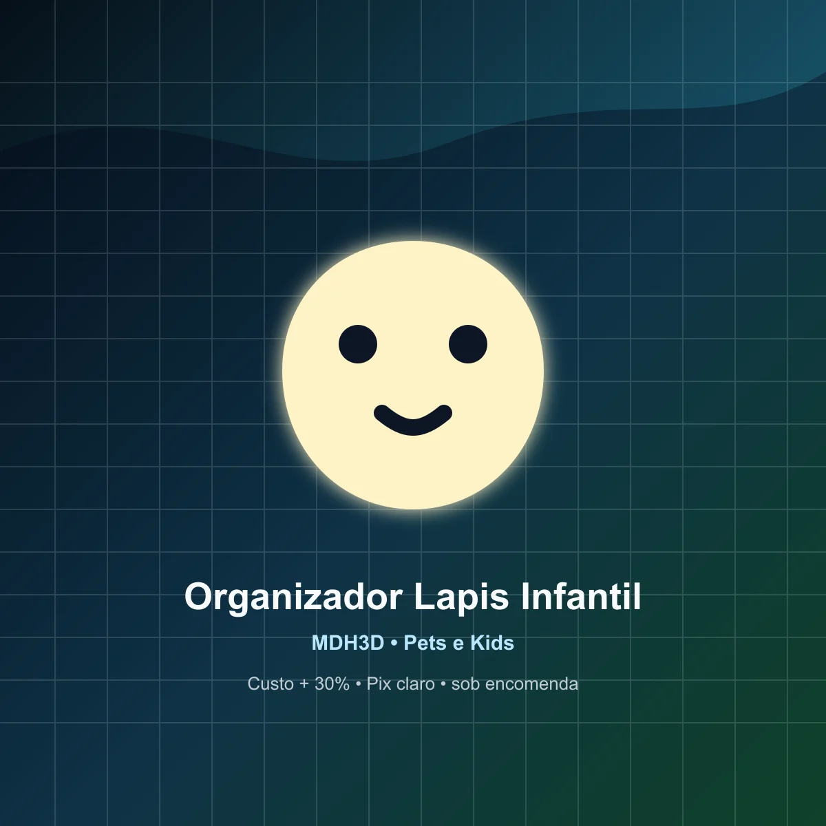 Organizador Lapis Infantil Mini MDH3D