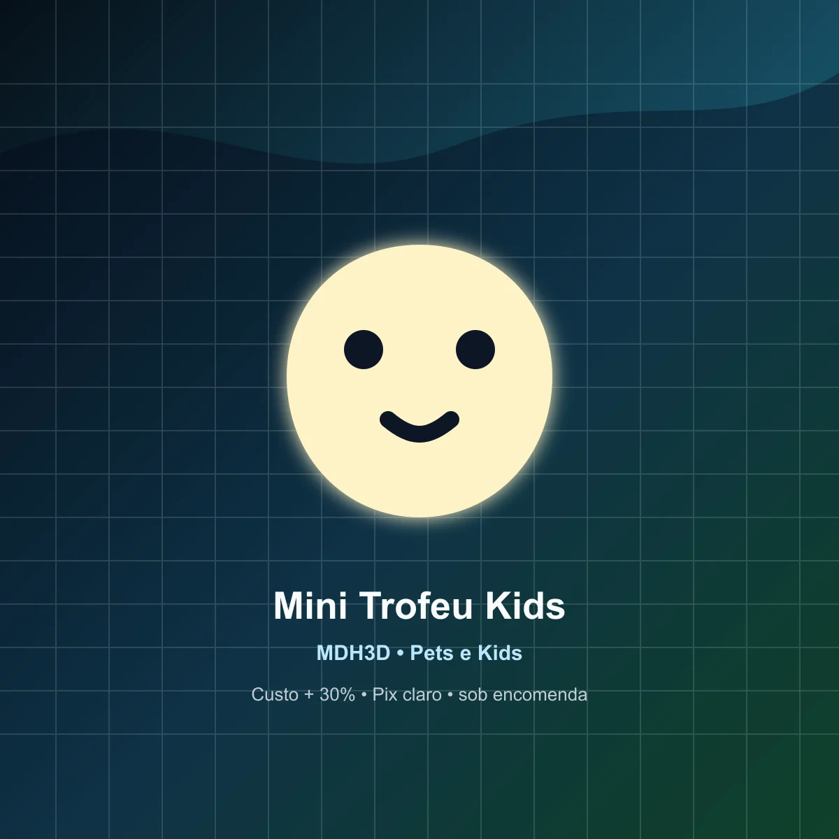 Mini Trofeu Kids Premium MDH3D