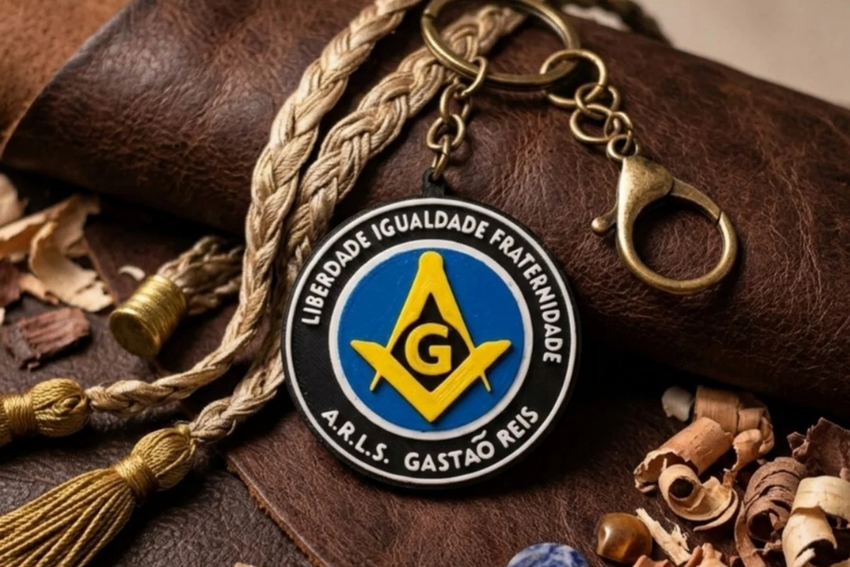 Chaveiro e medalha personalizados com imagem validada