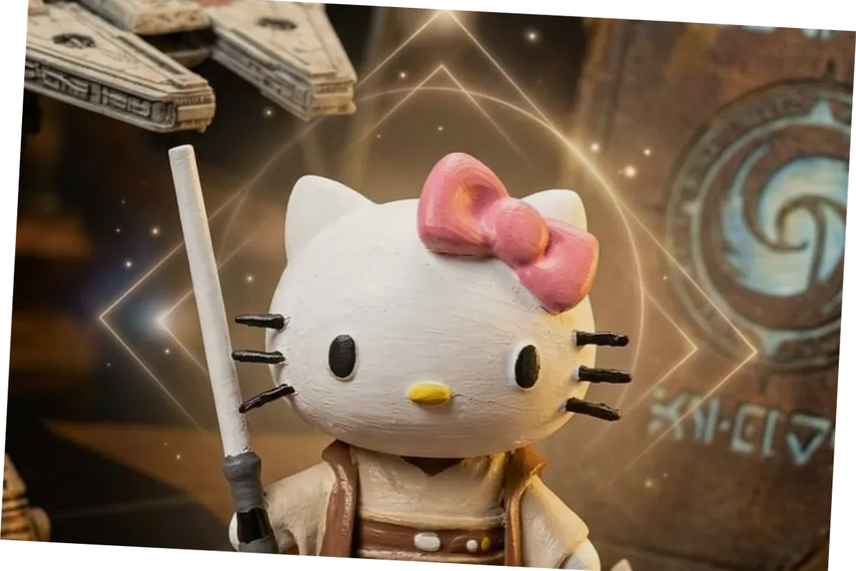 mascote temática Jedi Colecionável
