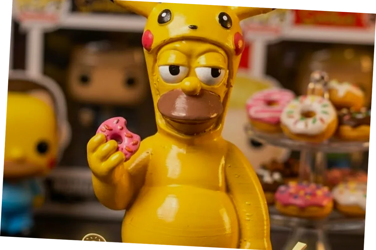 personagem de humor mascote elétrico Mashup Colecionável