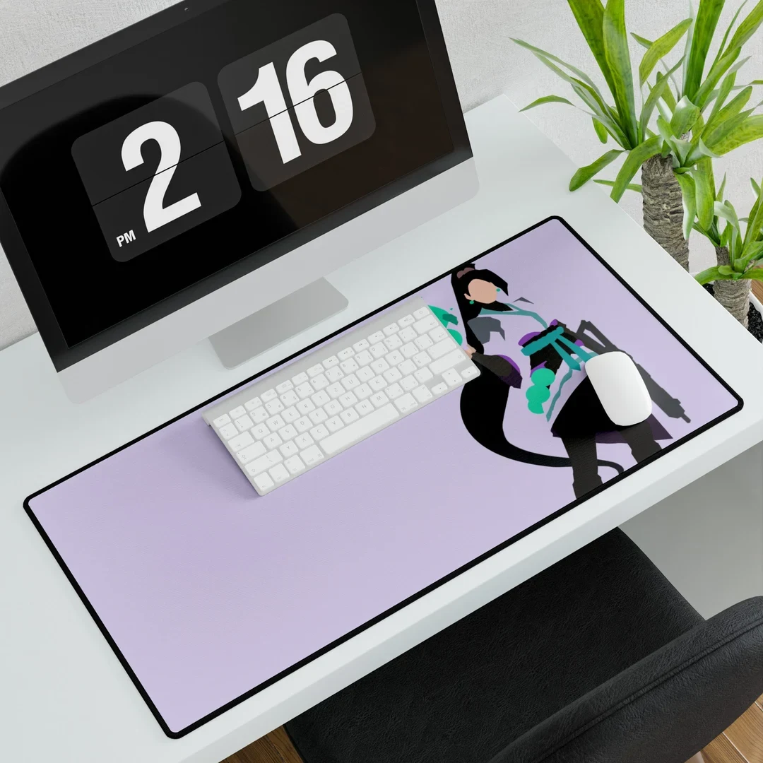 Mousepad Colecionável Sage Valorant Desk Mat Gamer para Setup Profissional